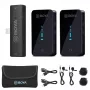 Boya BY-XM6-S4 draadloos microfoonsysteem voor iOS met Lightning, 2 zenders (BY-XM6-S4)