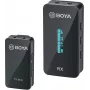 BOYA BY-XM6-S1 Mini 2,4 GHz draadloos microfoonsysteem met lavalier-microfoon, OLED-ontvanger, 100 m bereik