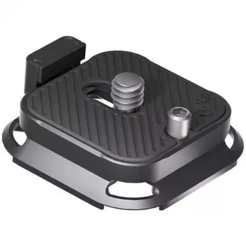 ULANZI UKA09 snelwisselplaat Arca-Swiss-compatibel 1/4 inch anti-rotation aluminiumlegering zwart