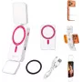 ULANZI GL01 GlowUp MagSafe LED selfie-licht voor iPhone, 2500K-9000K, CRI 97, wit
