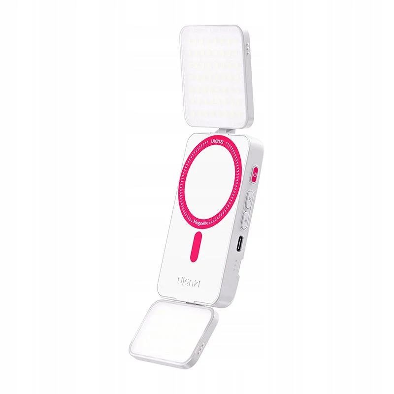 ULANZI GL01 GlowUp MagSafe LED selfie-licht voor iPhone, 2500K-9000K, CRI 97, wit