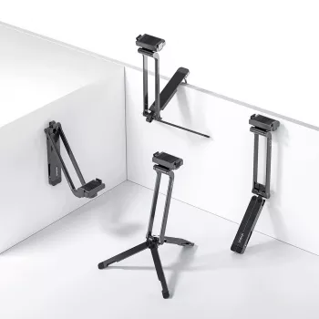 ULANZI MA70 magnetisch mini-statief handgreep voor DJI Osmo Action 3/4/5 Pro, GoPro, Insta360, smartphones - zwart