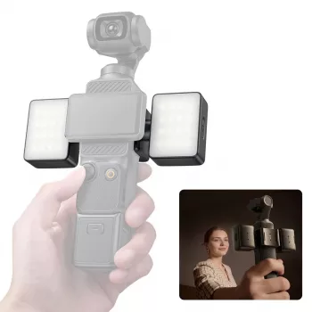 Ulanzi LM06 dubbel magnetisch LED-licht voor DJI Osmo Pocket 3/4