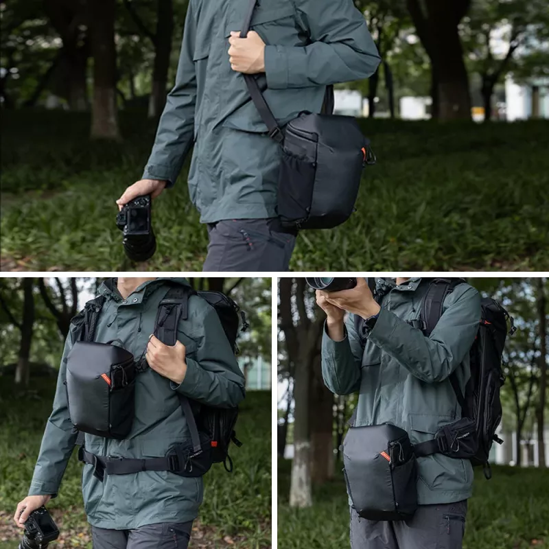 PGYTECH camera top loader schoudertas voor DSLR/mirrorless, zwart