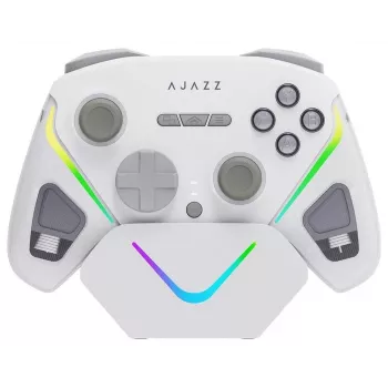 AJAZZ GP100S draadloze gamepad met laadstation, wit