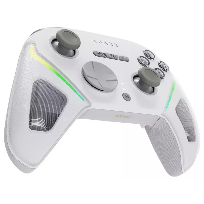 AJAZZ GP100S draadloze gamepad met oplaadstation, wit
