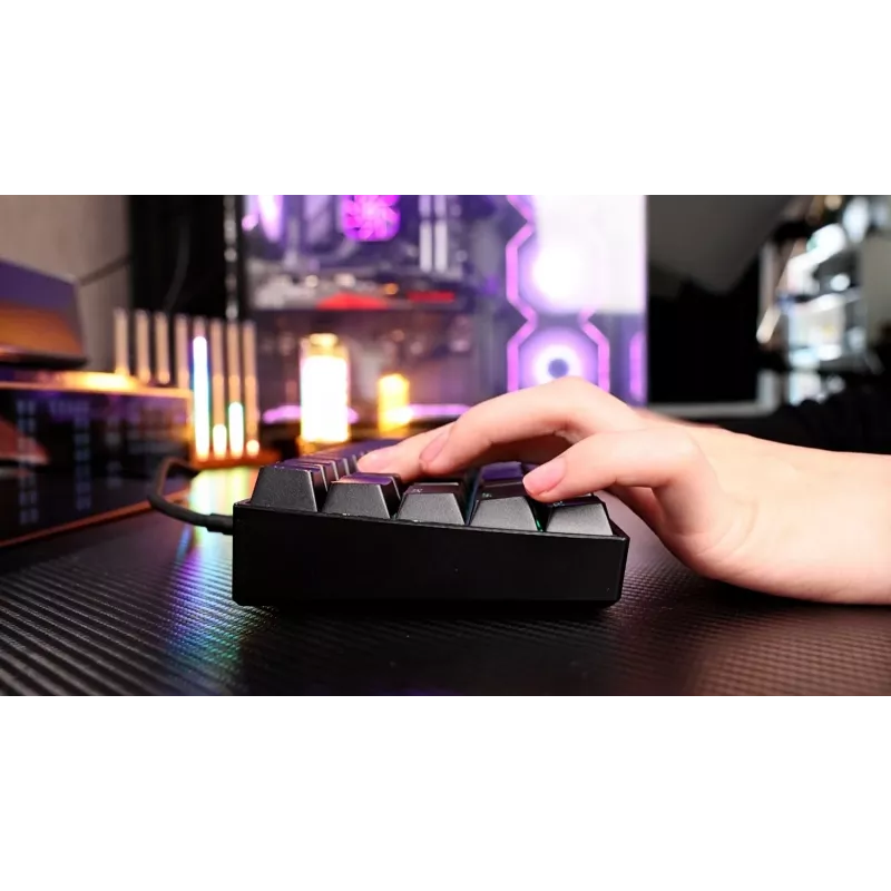 MCHOSE Ace 60 Pro Hall-effect magnetisch gamingtoetsenbord, TTC Uranus Magnetic Switch-SE, zwart (Ace60-5A)