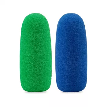 Rode WS-Chroma schuimrubberen windkappen voor VideoMic NTG, blauw en groen, set van 2 (WSCHROMA)