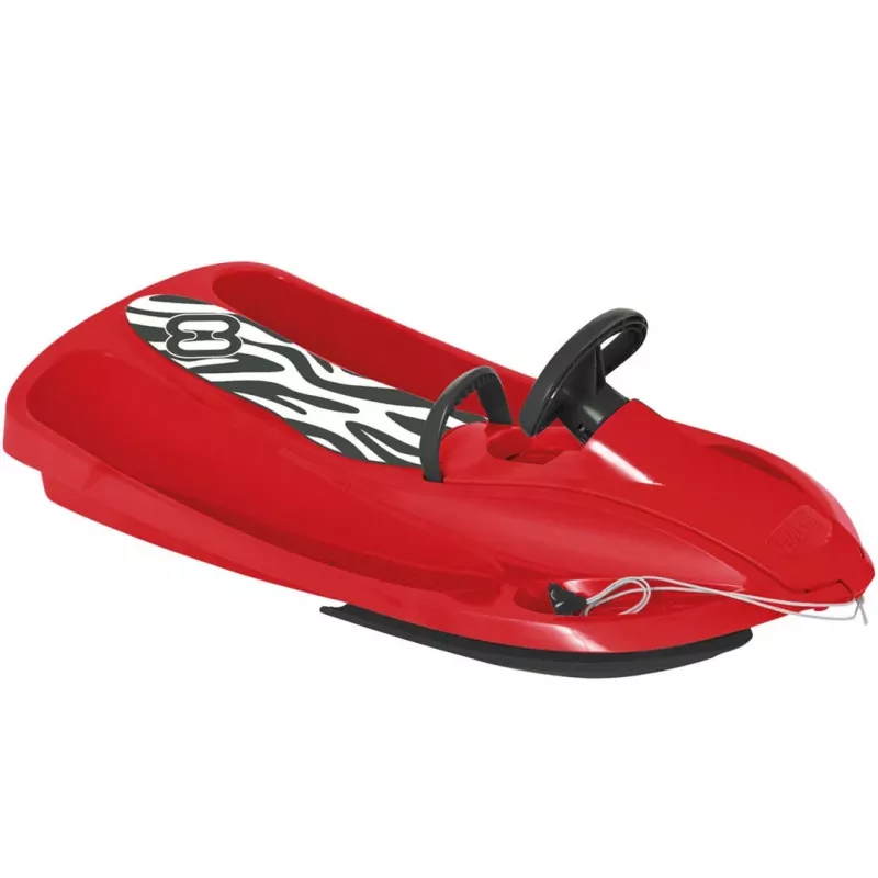 Hamax Sno Zebra Snow Racer sneeuwracer, rood/zwart