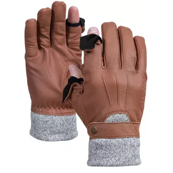 Vallerret 20UBX-BR-XL professionele winterfotografiehandschoenen, bruin, XL