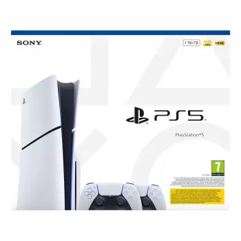 Sony PlayStation 5 Slim Disc Edition 1TB console - wit & zwart
