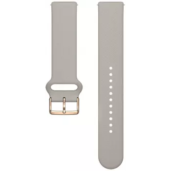 Polar Ignite 3 siliconen band 20 mm S-L, greige