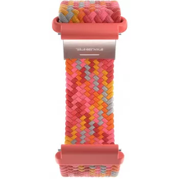 Polar horlogeband 20 mm S/L, rood gevlochten (910111831)