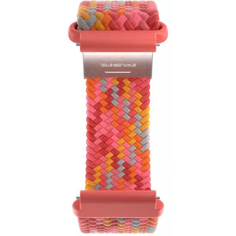 Polar horlogeband 20 mm S/L, rood gevlochten (910111831)