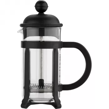 Bodum PRESS JAVA French Press koffiezetapparaat, 0,35 L, 3 kopjes, zwart