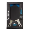 STIGA Sonic V2 hobby tafeltennisset – 2 bats, 3 ballen, net & palen