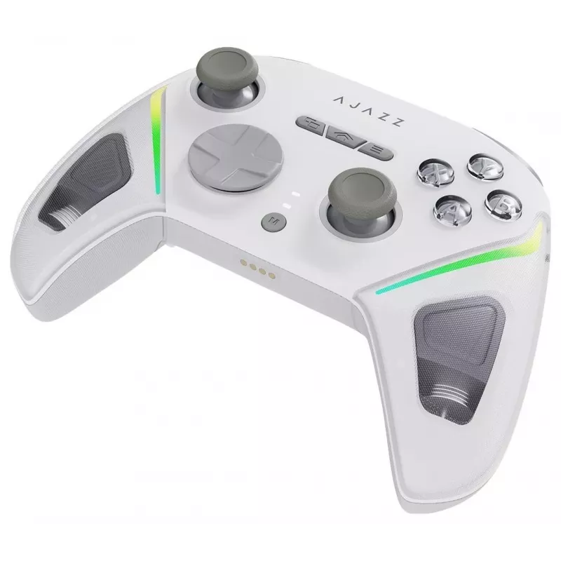 AJAZZ GP100-W Tri-Mode Draadloze RGB-gamepad voor Switch, PC, iOS & Android – Wit