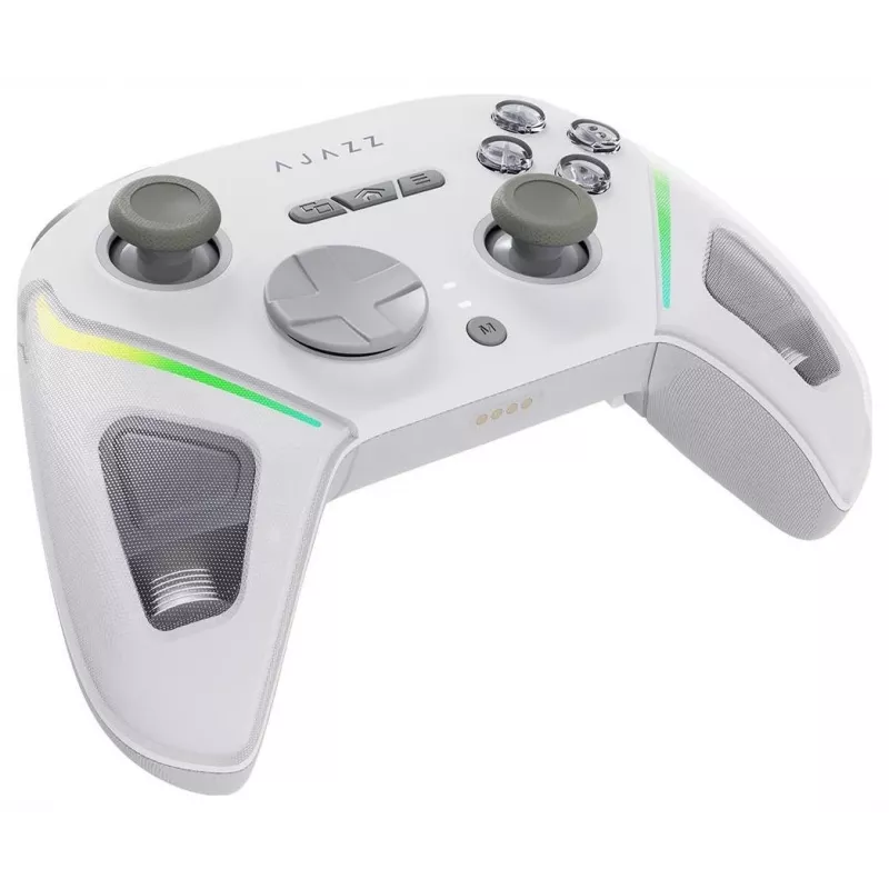 AJAZZ GP100-W Tri-Mode Draadloze RGB-gamepad voor Switch, PC, iOS & Android – Wit