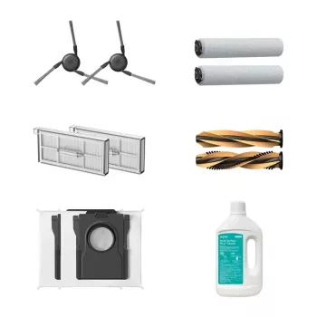 MOVA Z60 Ultra roller accessoireset - hoofdborsel, 4 zijborstels, 2 HEPA-filters, 2 wismatjes, reinigingsgereedschap