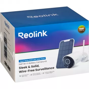 Reolink Argus Eco B320 5MP draadloze bewakingscamera met zonnepaneel