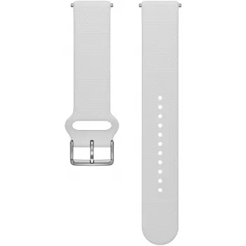 Polar Ignite 3 siliconenband 20 mm S-L, wit