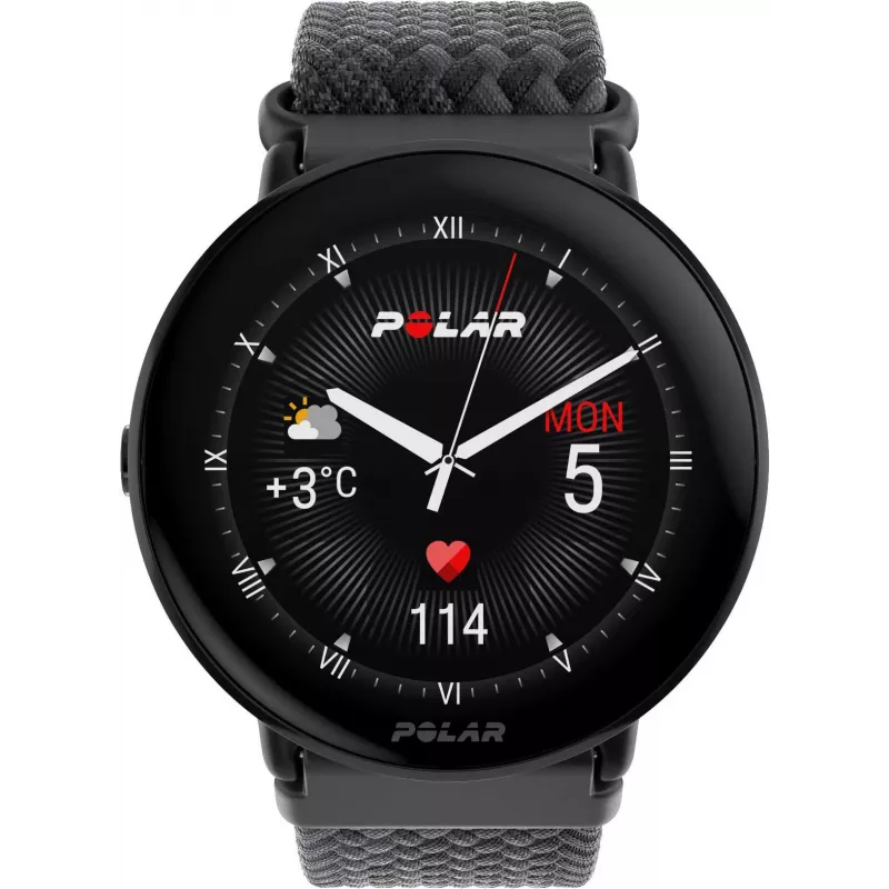 Polar Ignite 3 S-L, zwart/zwart gevlochten (900111828)
