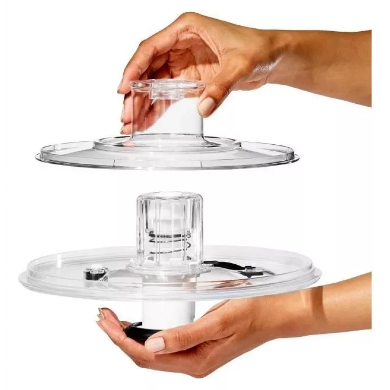 OXO Good Grips 11262700 2-in-1 glazen slacentrifuge, transparant
