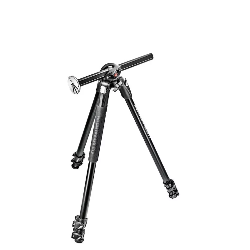 Manfrotto 290 Dual aluminium statief met 3-weg pan-kop, 3-voudig uitschuifbaar MK290DUA3-3W