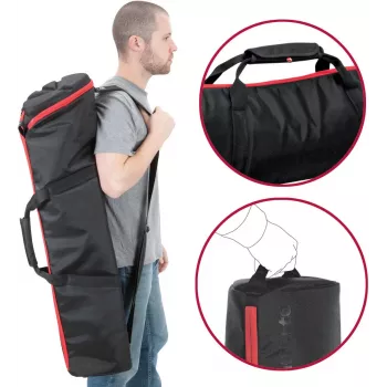 Manfrotto MB MBAG90PN gevoerde statieftas 90 cm, zwart