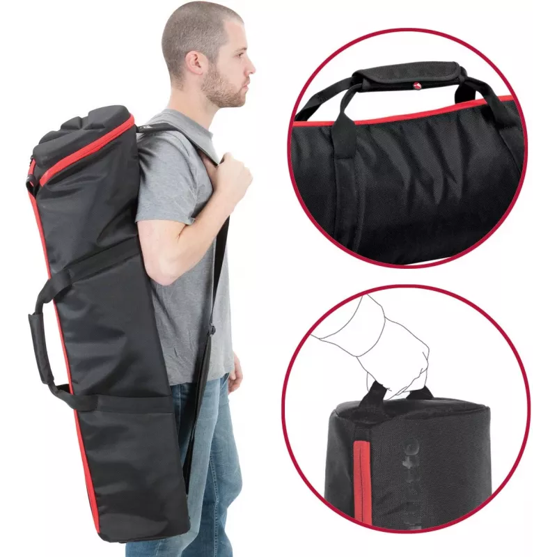 Manfrotto MB MBAG90PN gevoerde statieftas 90 cm, zwart