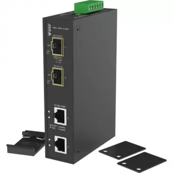 Axis TU8008 netwerk-mediaconverter 1GbE 10/100/1000Base-T RJ-45/SFP