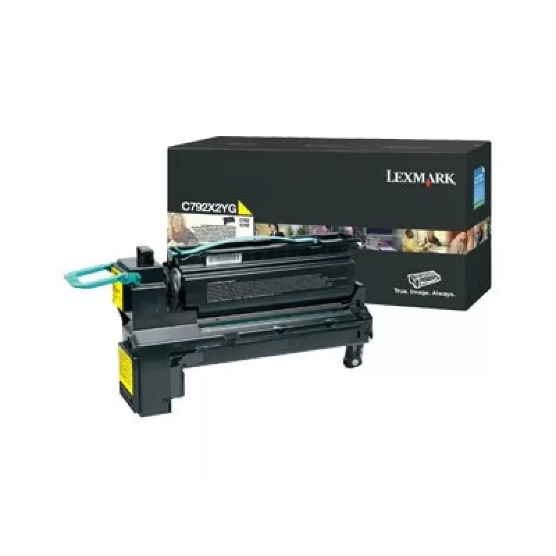Lexmark C792X2YG gele tonerpatroon met extra hoge capaciteit