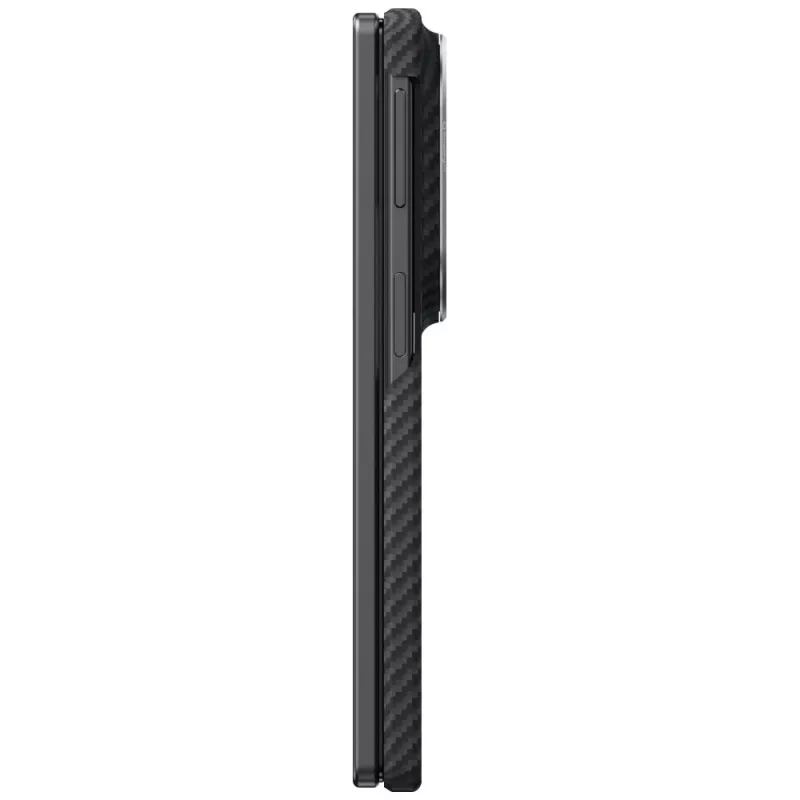 PITAKA Edge hoes voor Samsung Galaxy Z Fold8 - zwart/grijs aramidevezel MagSafe-compatibel
