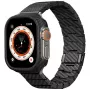 PITAKA Carbon Fiber Modern Watch Band voor Apple Watch 42/44/45/49mm zwart grijs