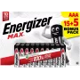 Energizer Max Micro AAA alkaline-batterijen 1,5 V 20-pack (E303349400)