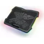 Antec HyperFlow RGB notebook-koelpad voor laptops tot 17,3 inch met twee 140-mm ventilatoren
