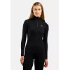 ODLO dames Merino 200 thermoshirt - zwart, XS