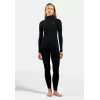 ODLO dames Merino 200 thermoshirt - zwart, XS