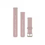 Garmin Quick Release 18 mm siliconen horlogeband, Powder Pink, 010-13256-03