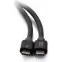 C2G 2,5 voet Thunderbolt 4 USB-C kabel - 40Gbps, 100W PD, 8K, zwart