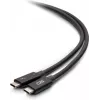 C2G 2,5 voet Thunderbolt 4 USB-C kabel - 40Gbps, 100W PD, 8K, zwart