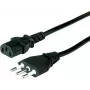 VALUE Italiaanse netkabel C13 naar type L 5m zwart