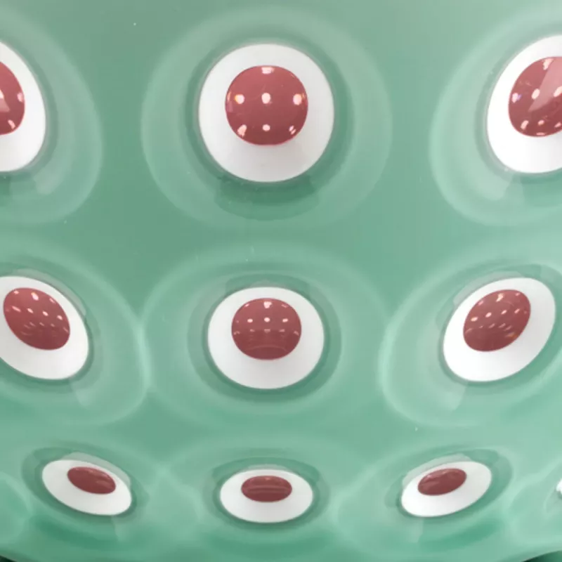 Guzzini Le Murrine 2-delige schalenset 12 cm Matcha-groen/Wit/Mauve
