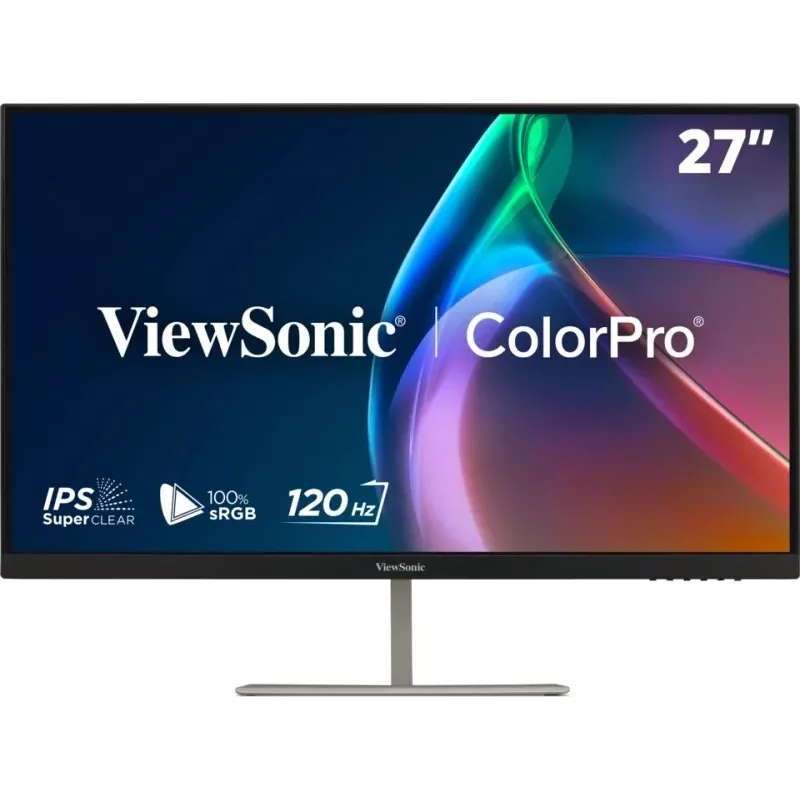 ViewSonic VP2766-2K 27 inch QHD IPS professionele monitor met USB-C 90W, KVM, hardwarekalibratie