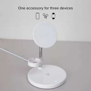 SBS TEWIRMAG3IN1 3-in-1 draadloos laadstation met MagSafe voor iPhone, Apple Watch en AirPods