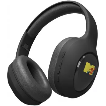 JAZ TEJZHEADMTVK on-ear stereokoptelefoon met microfoon, opvouwbaar, zwart