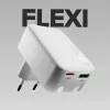 SBS TETRGANUSBTCFOLD20W 20W GaN USB-C opvouwbare wandlader wit