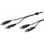 Vivanco audiokabel 2xRCA naar 2xRCA 1,5 m (VVA2RCA15MMK)