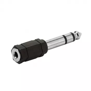Vivanco VVAJACKAD35F63M 3,5-mm jackadapter (bus naar stekker) stereo