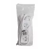 Vivanco verlengsnoer met 3 contacten 1,4 m, wit (VVELSTR3SCHWP)